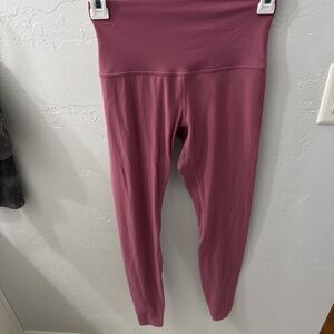 Pink Lululemon align leggings